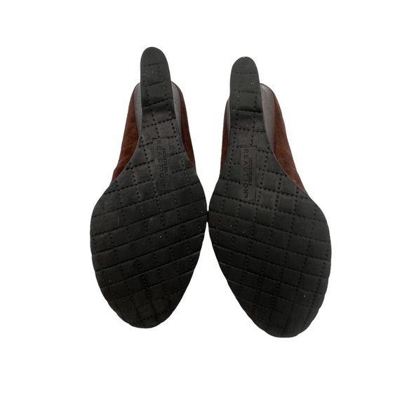 Kenneth Cole REACTION Brown Suede Pete 'n Low Wedge Heels Size 8 Women's - Picture 8 of 8